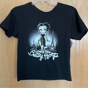 Betty Boop Black and White Kids Tee